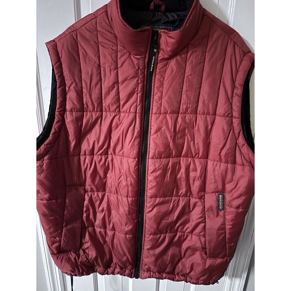 Vingtage Woolrich Primaloft‎ Puffer Vest Men's XL RED Zip